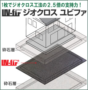 軟弱地盤改良のジオクロスユビファ：費用コスト削減ならお任せ！